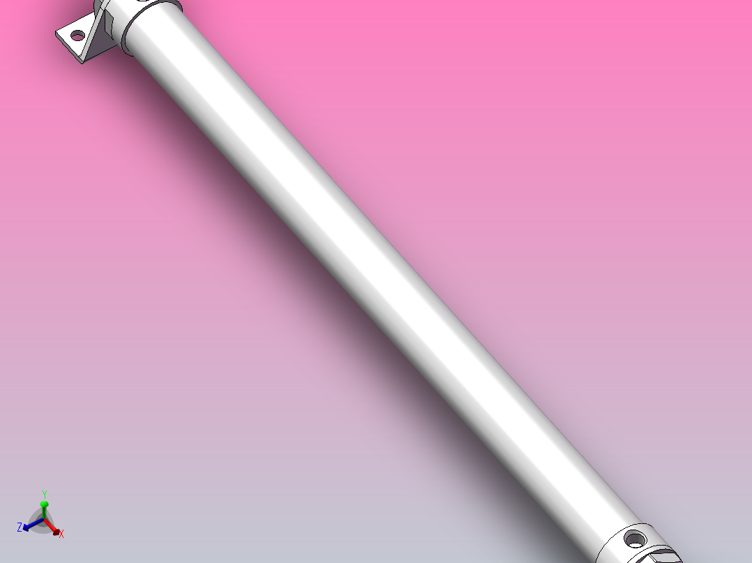 气缸MAL25x350SCALB主视图