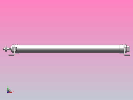 气缸MAL25x350SCALB前视缩略图