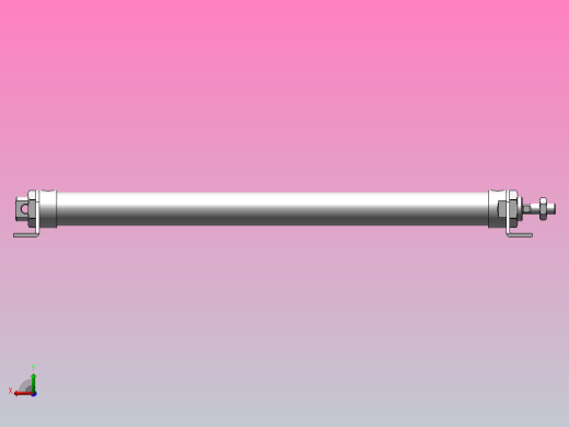 气缸MAL25x350SCALB后视缩略图