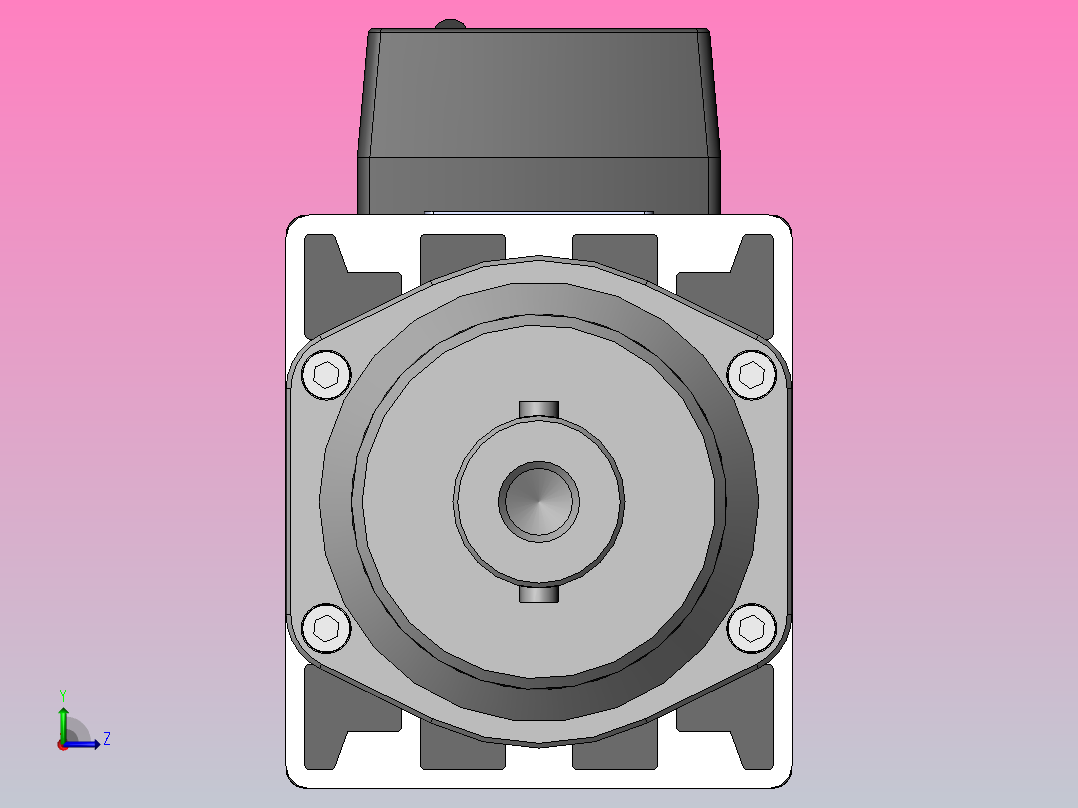 JTH5360A-SF36 精密开槽电机[JTH5360A-S09P2.20-SF36]左视图