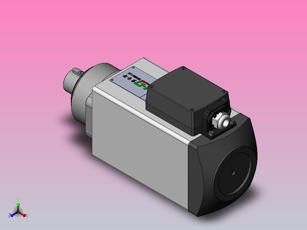 JTH5360A-SF36 精密开槽电机[JTH5360A-S09P2.20-SF36]正等轴测图