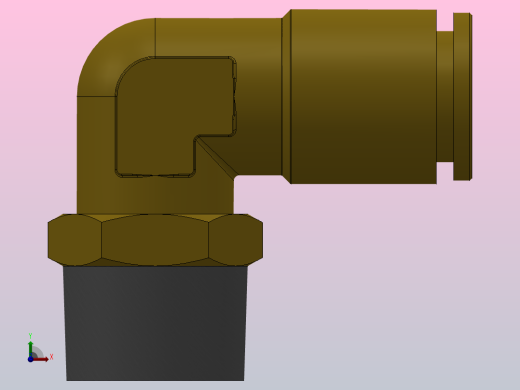 IPLT 全铜L型螺纹弯头管接头_IPLT010-03前视缩略图