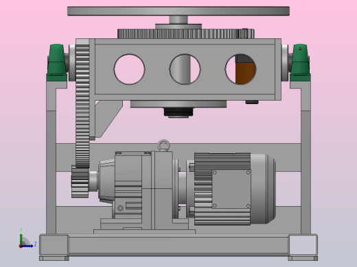 二轴变位机左视缩略图