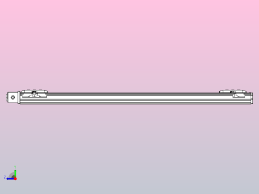 皮带直线轴双滑块型TPA-GCBS-50-P42-L350-DR-M10-N3右视缩略图