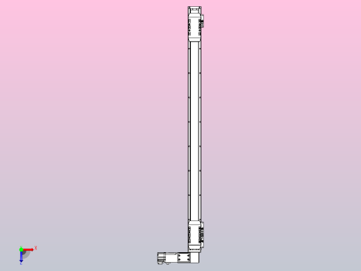 皮带直线轴双滑块型TPA-GCBS-50-P42-L350-DR-M10-N3俯视缩略图
