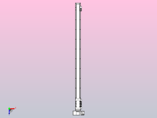 机器人皮带驱动直线轴TPA-GCB-50-P42-L950-LU-M10-N3俯视缩略图