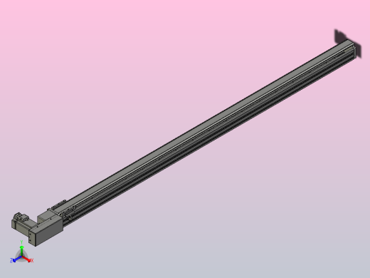皮带直线轴半封闭可选导轨TPA-HNB-65S-90-L1600-MR-C-P10-N3