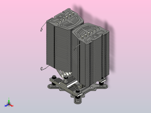 rolimatech megahalems cpu塔式冷却器