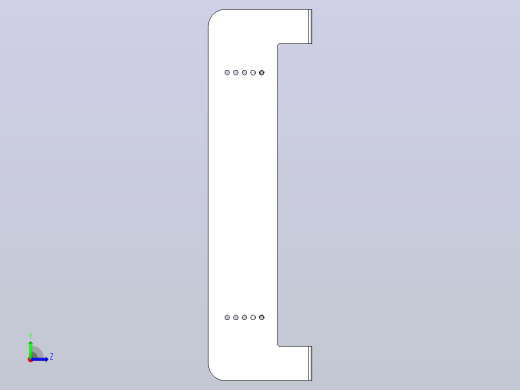 紧固件组件键盘架左视缩略图