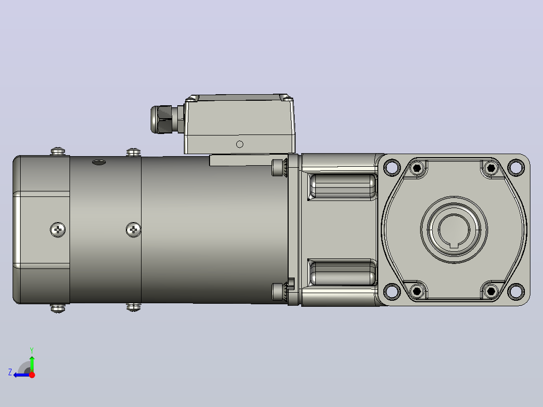 交流减速机5RK60GU-CMFT(5GU3RC-180RC)新右视图