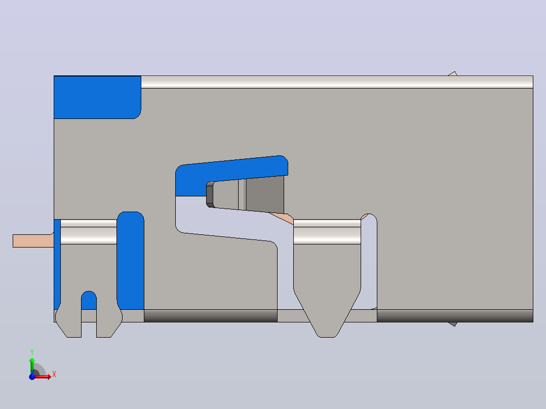 usb-u-a-24ds-w 接头前视图