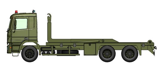 钩臂式起重卡车3D图纸 Solidworks设计缩略图