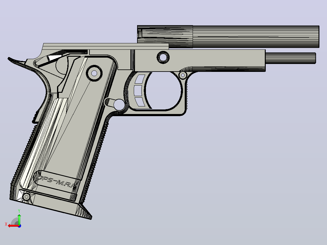 USP45后视图