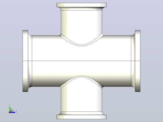9RMP 卡式变径四通[9RMP-0 2 1╱2×2 T304]左视缩略图