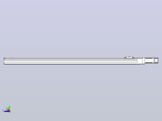 无尘螺杆滑台KCH5M-800-BC-100W-C4右视缩略图