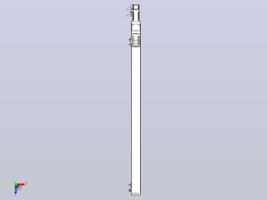 无尘螺杆滑台KCH5M-800-BC-100W-C4俯视缩略图