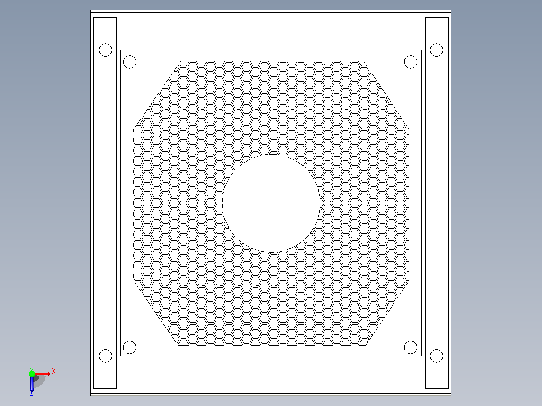 PSU 电源供应器俯视图