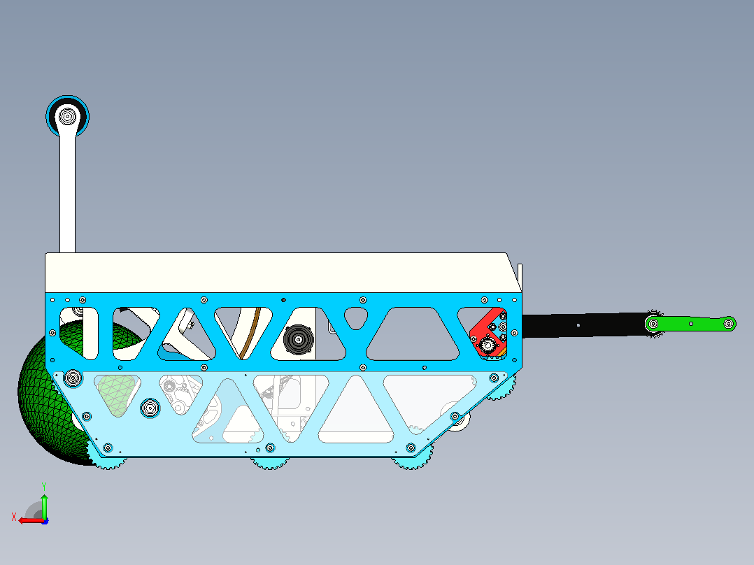 FRC Team 250的最终模型——Dynamos竞赛机器人 (1)后视图
