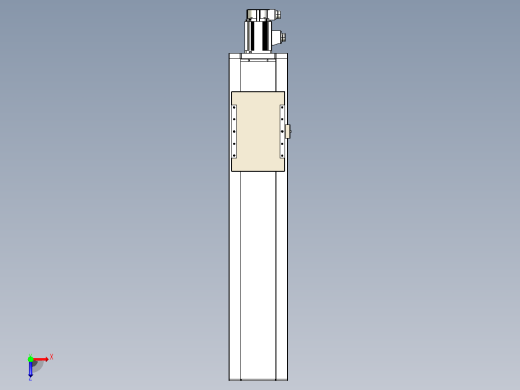 滚珠丝杠直线轴带导轨全封闭TPA-HCR-220D-3210C-L750-M-C-P1K-N3俯视缩略图
