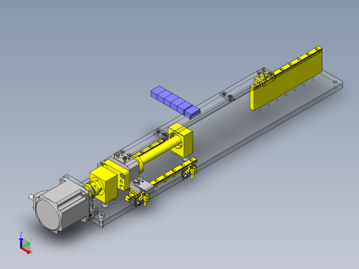 自动切割组件正等轴测缩略图