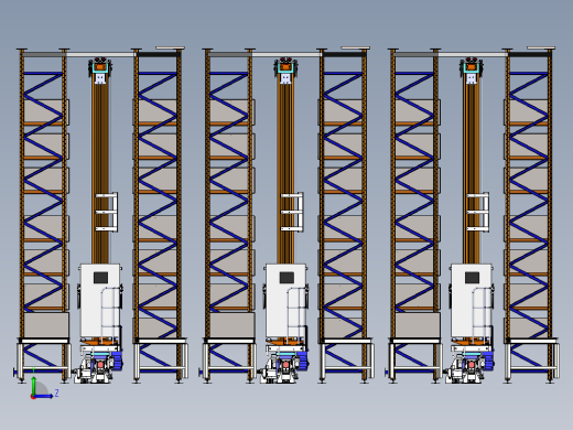 E007 全自动立体仓库左视缩略图
