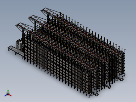 E007 全自动立体仓库正等轴测缩略图