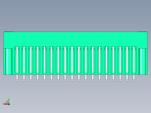 DEGSON 15EDG（公头） 3.5mm 螺钉锁紧，插拔式接线端子 FullPack-15EDGVHM-3.5-36P-14-00AH后视缩略图