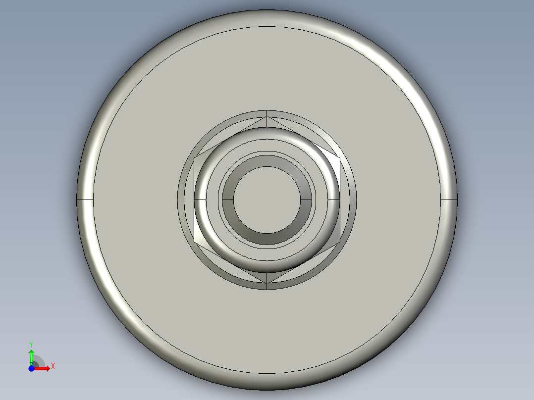 减震器M8前视图