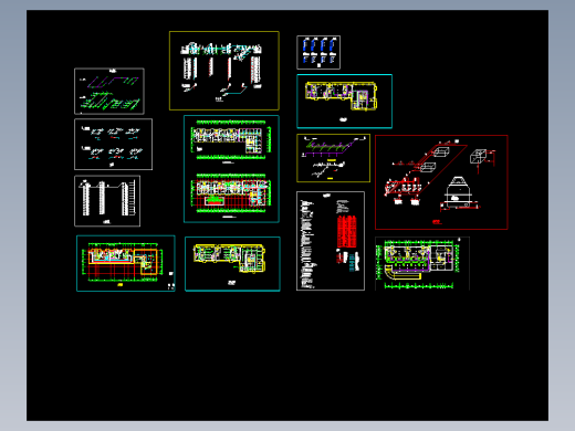 某商务及住宅楼空调设计图
