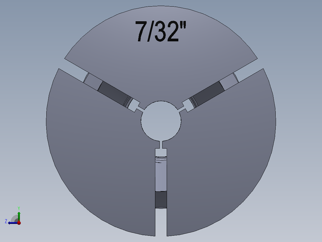 R8-夹头组-R8 COLLET 0.219.SLDPRT右视图
