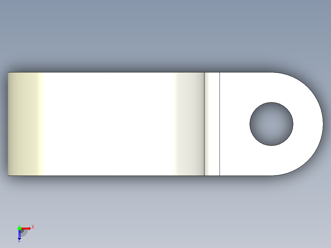 HP 系列 P 夹-H9P-NA俯视图