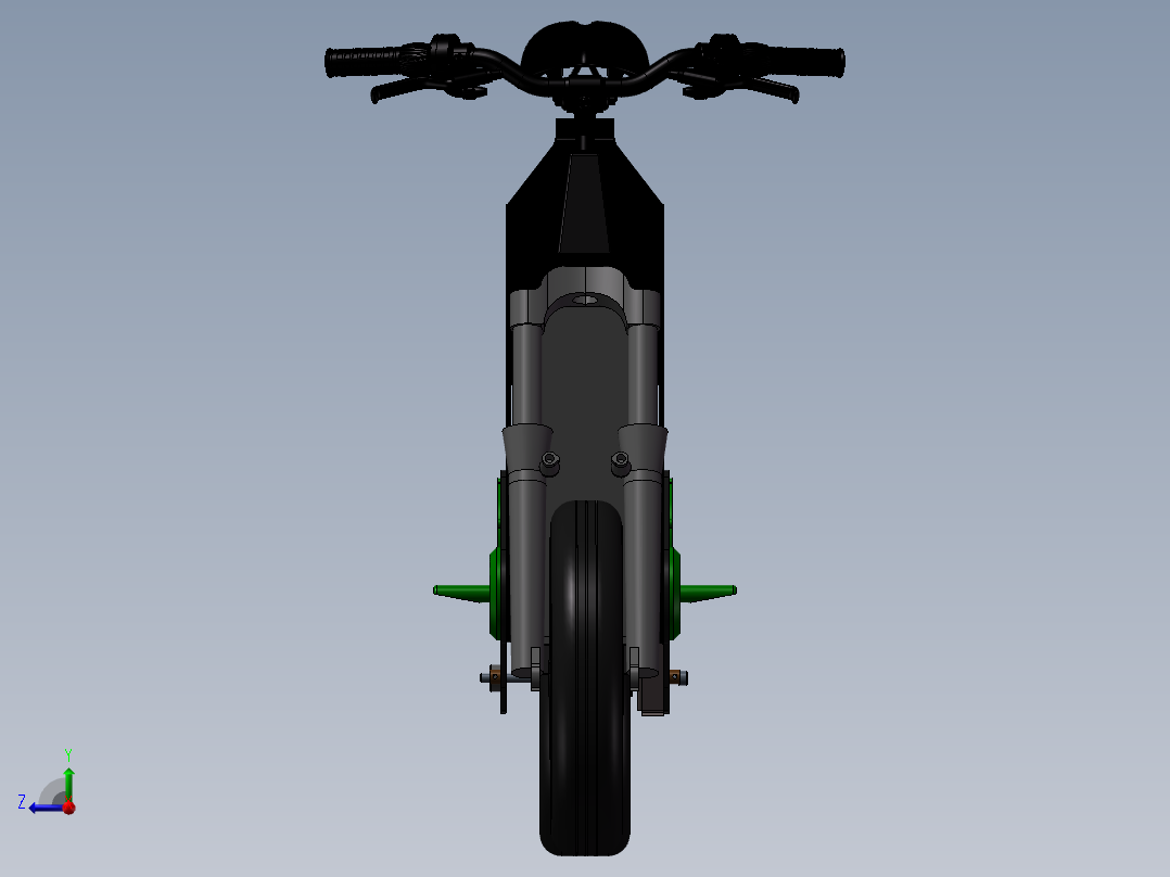 Exo电动两轮车右视图