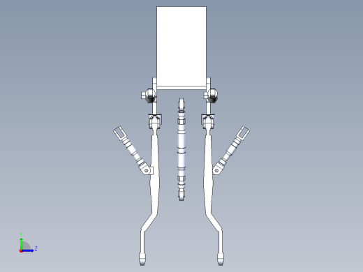 三点悬挂装配左视缩略图