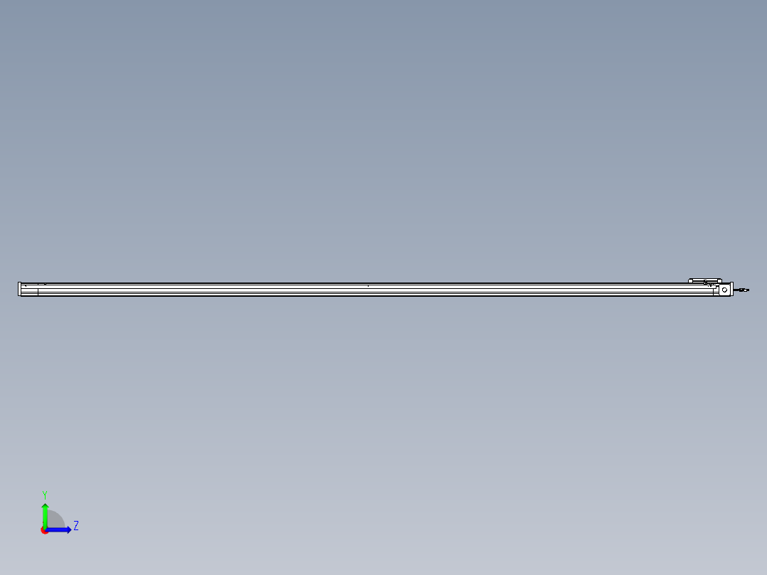 威洛博LB.GB同步带传动--欧规系列LB6A-L130-S3250-BL左视图