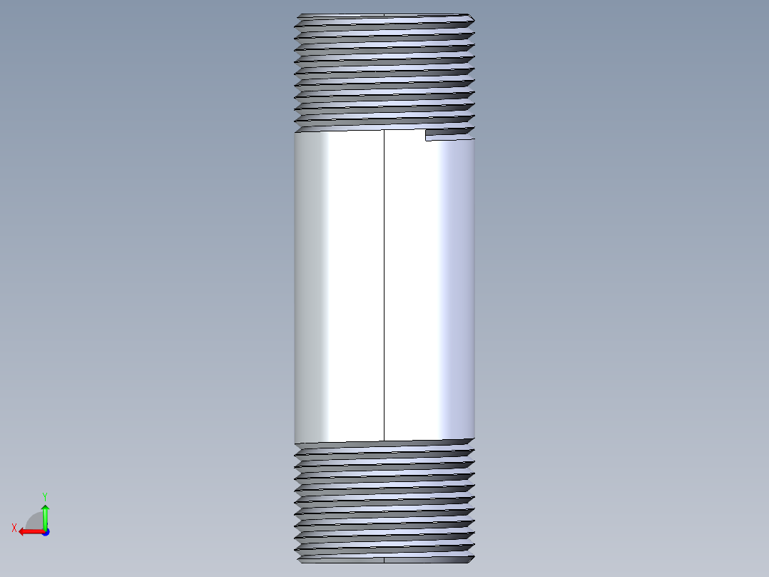 聚氯乙烯配件33-Sch80_Nipple_MPTxMPT_861-136_1in x 4in后视图