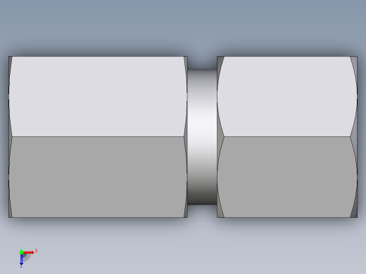 卡套式工业通用硬管接头EO_Swivel_connector_GAI08ZSR71俯视缩略图