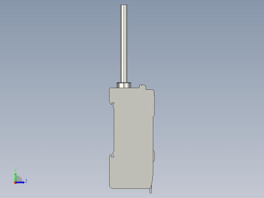 基恩士LV-11A_kc图纸模型左视缩略图