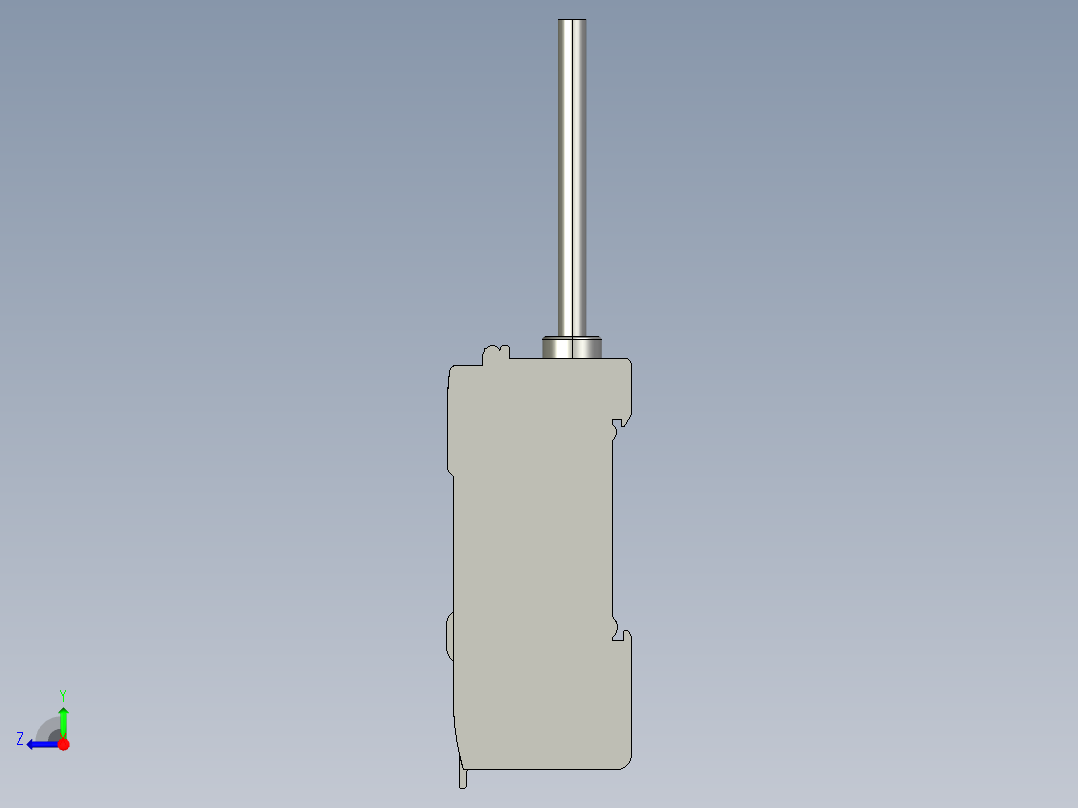 基恩士LV-11A_kc图纸模型右视图