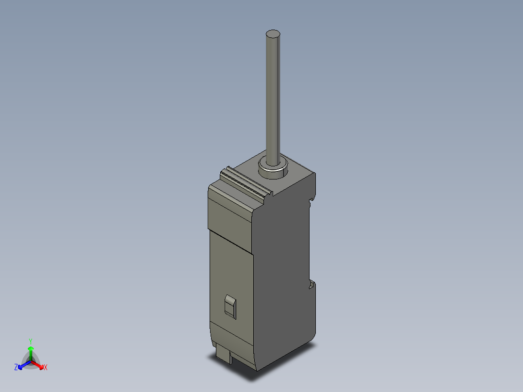 基恩士LV-11A_kc图纸模型正等轴测图