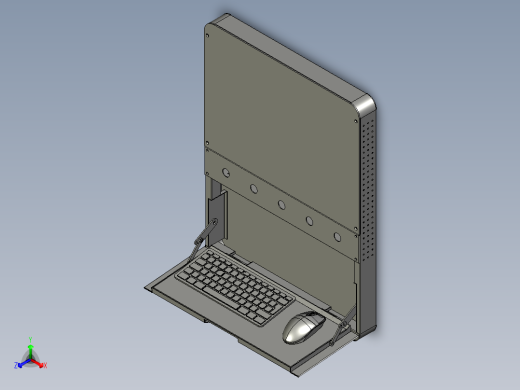 壁挂式or嵌入式显示器模组主视缩略图