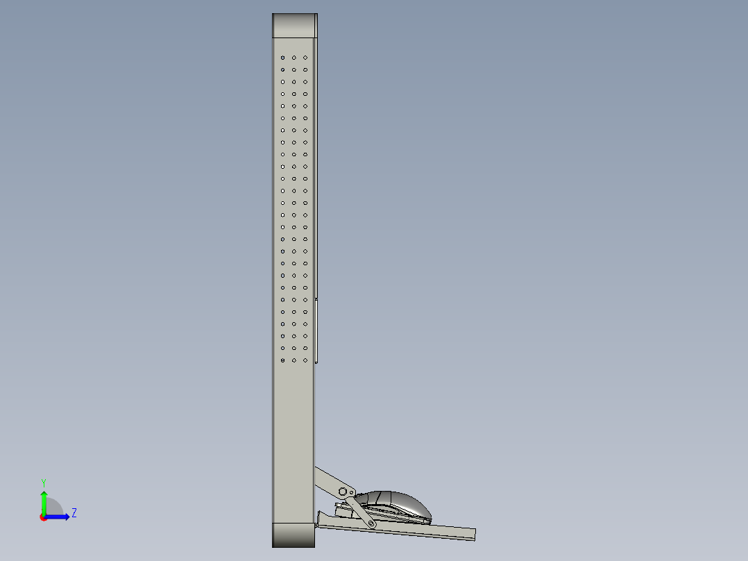 壁挂式or嵌入式显示器模组左视图