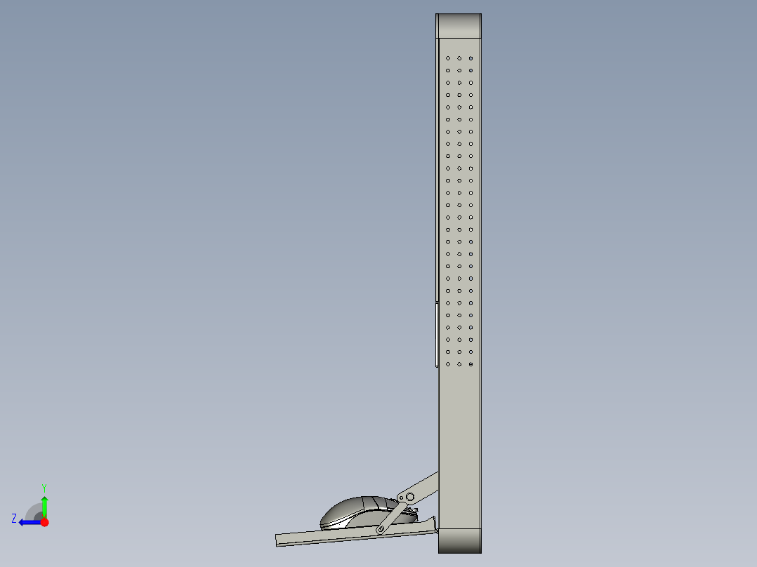 壁挂式or嵌入式显示器模组右视图