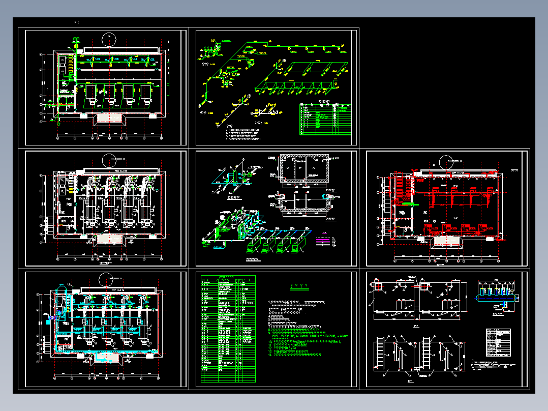 4吨燃煤蒸汽锅炉房设计图