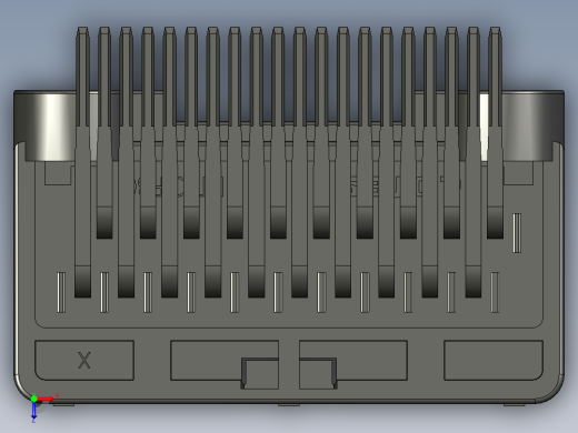 连接器AAUS01AP2-020K026俯视缩略图