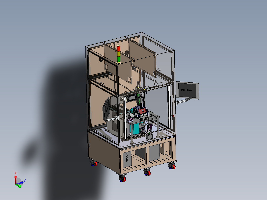 电源组装总装配主视图