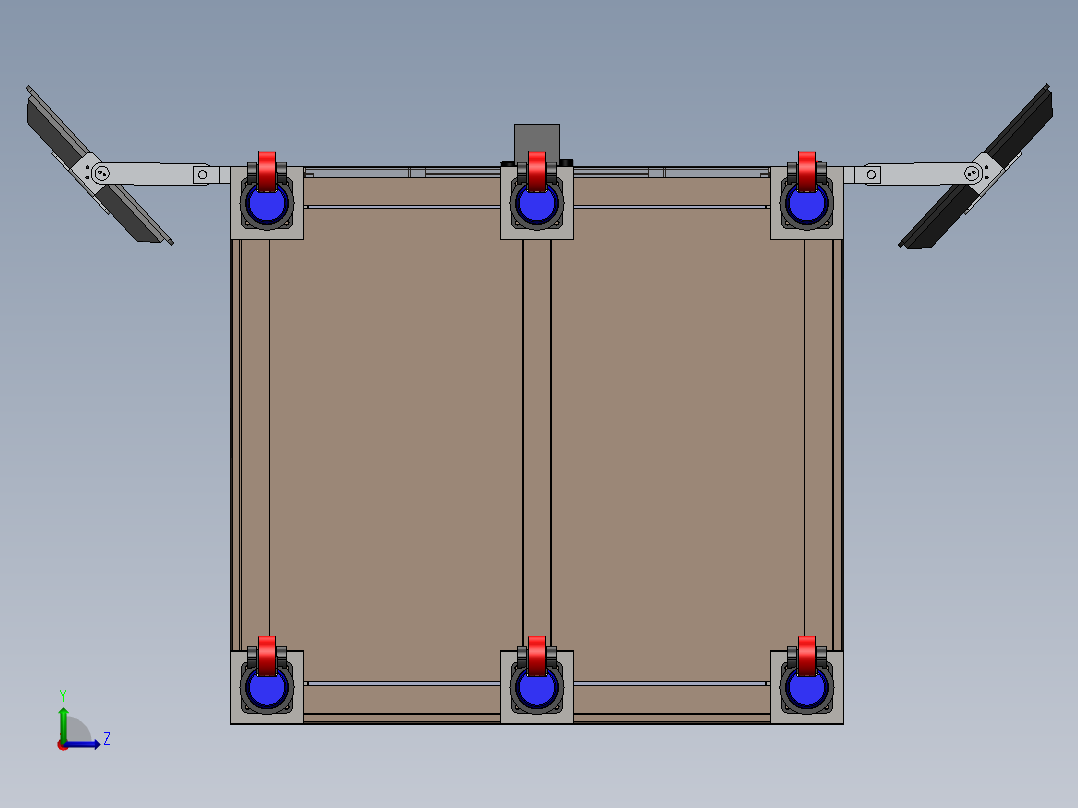 电源组装总装配左视图