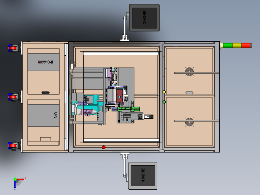 电源组装总装配俯视缩略图
