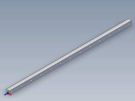 HG35导轨正等轴测缩略图