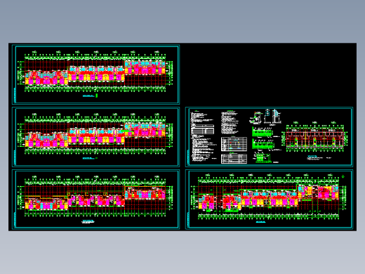 九层花园小区暖通平面图