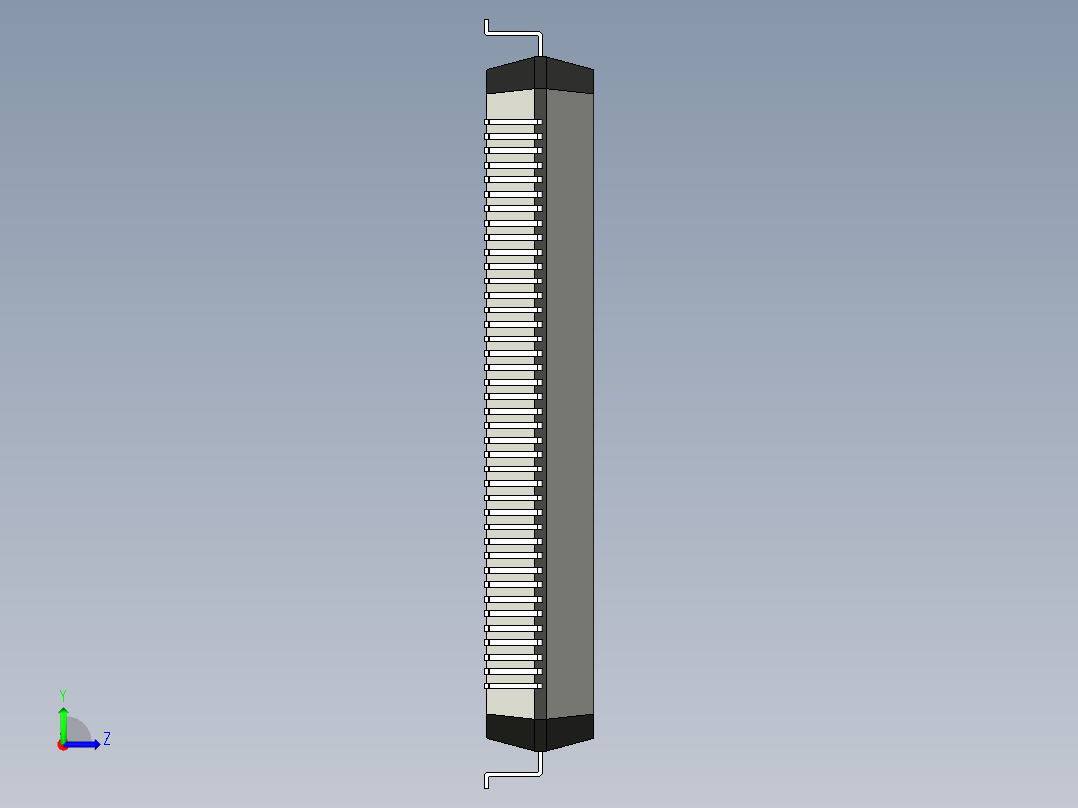 元器件3D封装QFP160_FPT-160P-M10168左视图